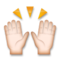 Raising Hands - Light emoji on LG